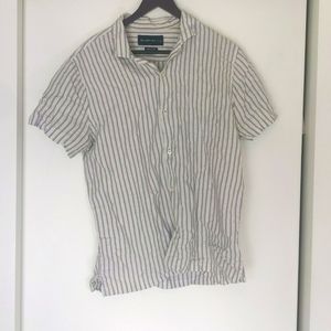 Abercrombie and Fitch Large Linen collard shirt